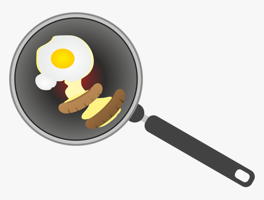 Frying Pan Png - Breakfast Clipart Frying Pan, Transparent Png, Free Download