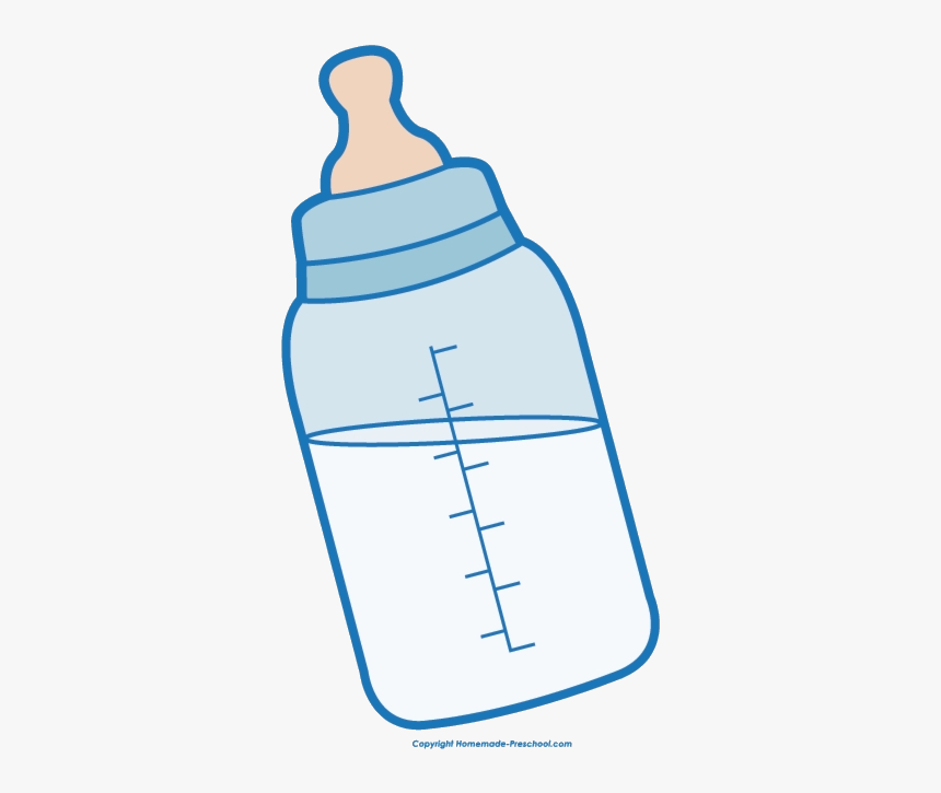 Baby Bottle Click To Save Image Boy Clipart Free Transparent - Pink Baby Bottle Clipart, HD Png Download, Free Download