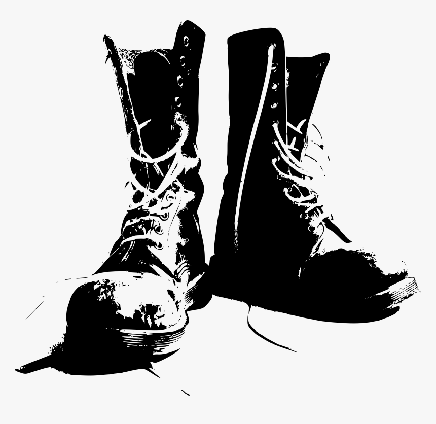 Boots Clip Arts - Combat Boot Clip Art, HD Png Download, Free Download