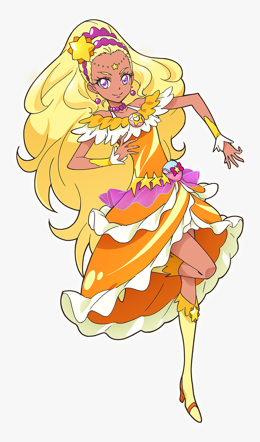 Amamiya Erena And Cure Soleil - Star Twinkle Precure Cure Soleil, HD Png Download, Free Download