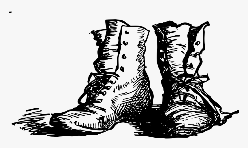 Leather Boots Clip Arts - Boots Drawing Png, Transparent Png, Free Download