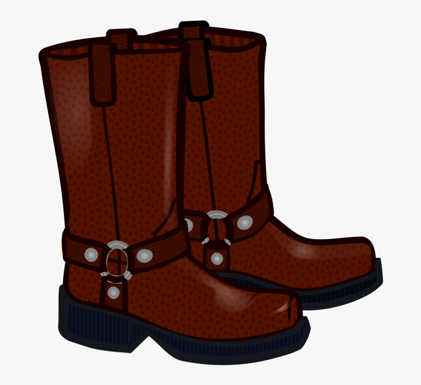 Brown,boot,riding Boot - Clipart Boots, HD Png Download, Free Download