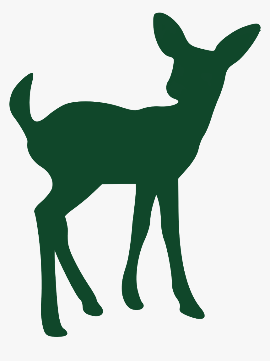 Baby Deer Silhouette, HD Png Download, Free Download