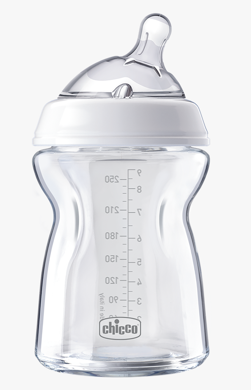 Natural Feeling Glass Bottle - Chicco Glass Feeding Bottle, HD Png Download, Free Download