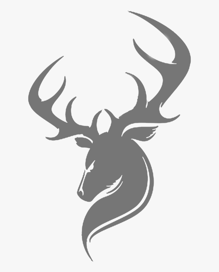 White Deer Silhouette Png Download - Deer Logo Png, Transparent Png, Free Download