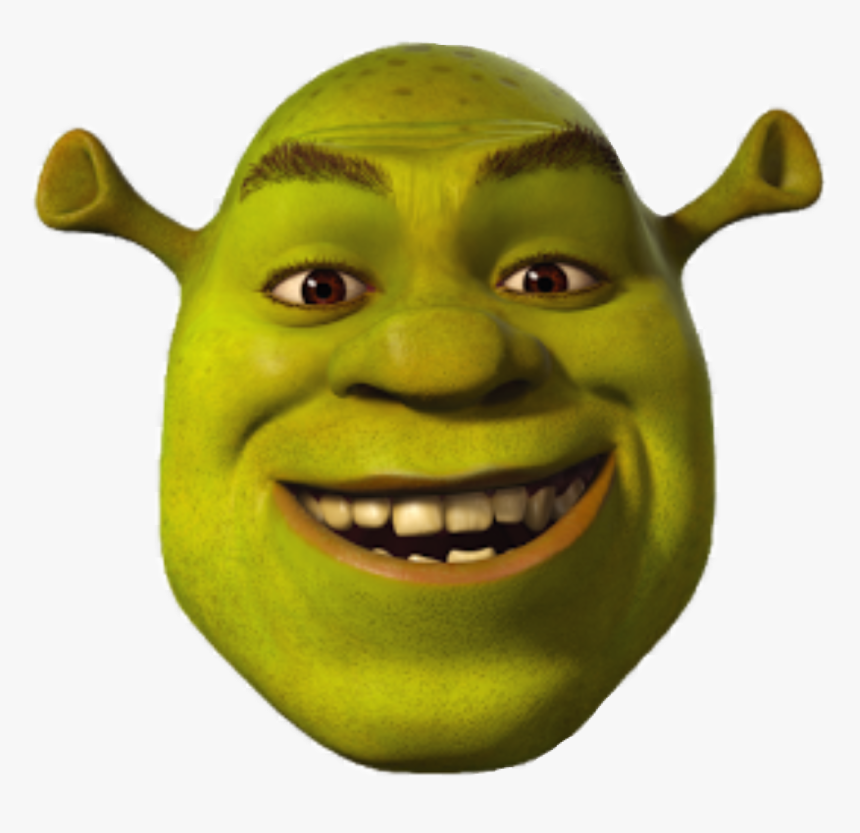 Shrek Meme Birthday Card - Shrek Emoji Png, Transparent Png, Free Download