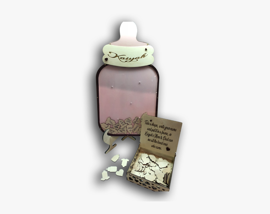 Baby Bottle Alternate Guestbook Made To Order - Baby Bottle, HD Png Download, Free Download