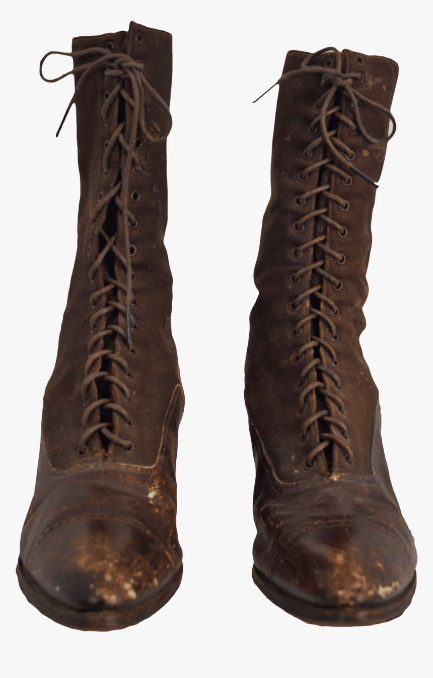 Brown Lace Up Boots, HD Png Download, Free Download