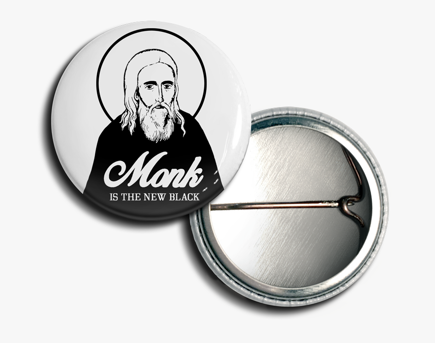 Monk Is The New Black Button"
 Class= - Benedict Of Nursia, HD Png Download, Free Download