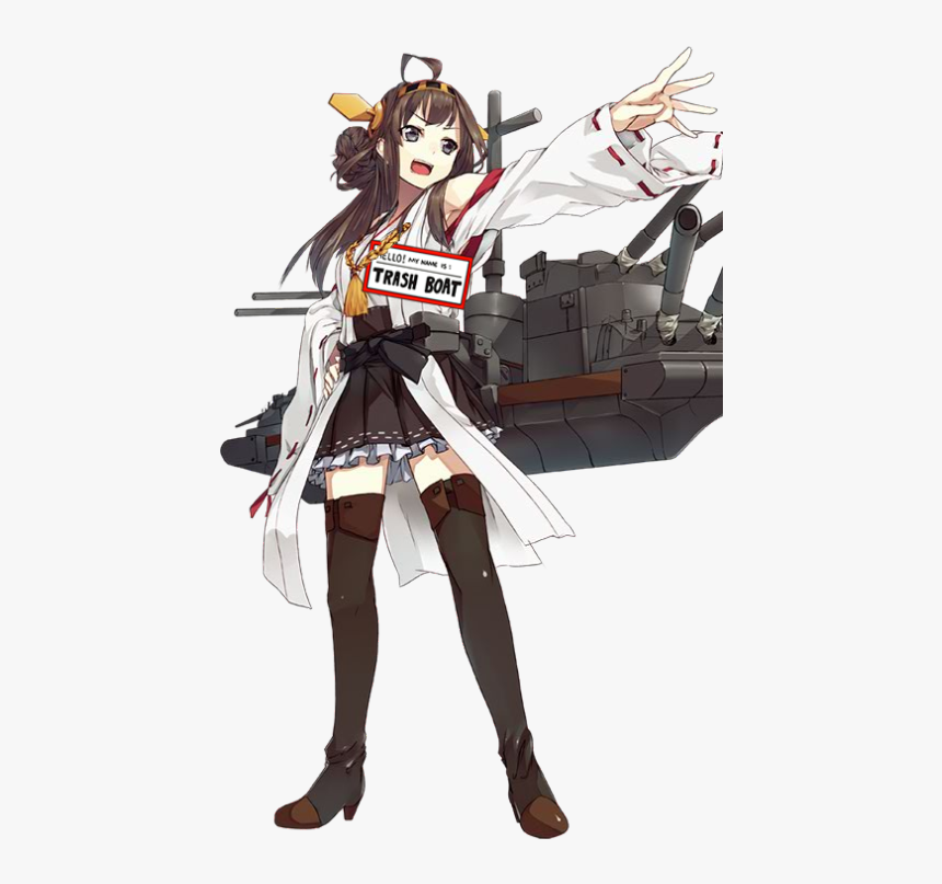 Trash Boat Japanese Battleship Kongō Anime - Kantai Collection Kongou Weapon, HD Png Download, Free Download