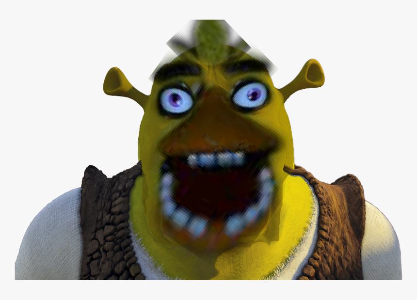 Shrek Face Zoomed Up Meme - Shrek Png, Transparent Png, Free Download