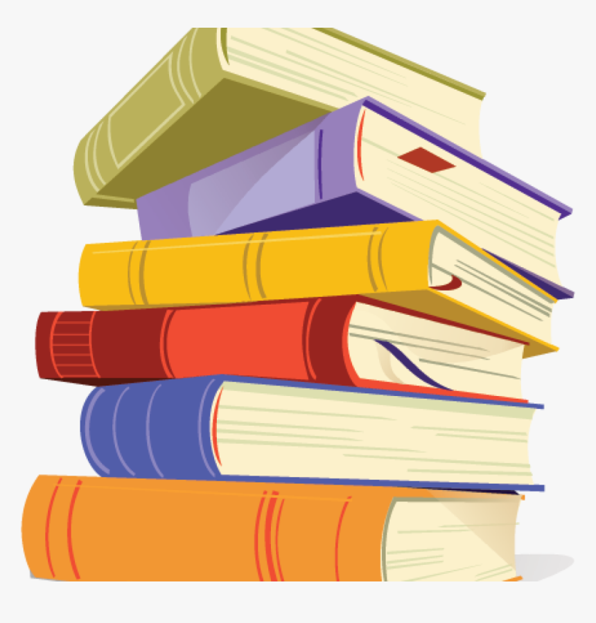 Stack Of Books Clipart Png - Vector Book Stack Png, Transparent Png, Free Download