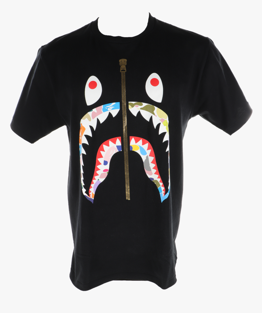 Bape Shark Tee Blue, HD Png Download, Free Download