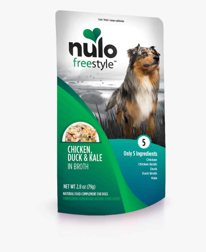 Freestyle Chicken, Duck & Kale In Broth Recipe"
 Data - Nulo Freestyle Cat Pouches, HD Png Download, Free Download