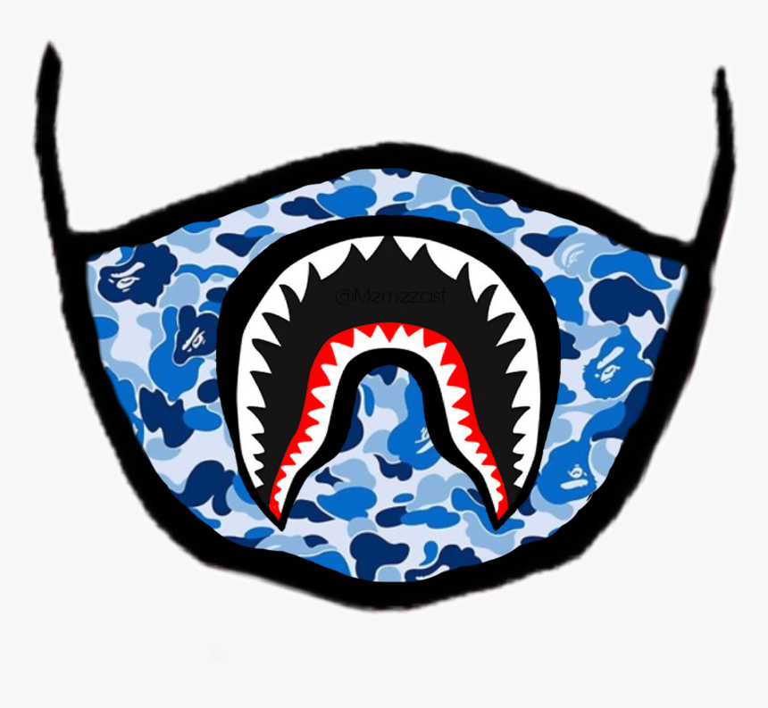 #bape #bapemask #mask - Bape Abc Blue Camo, HD Png Download, Free Download