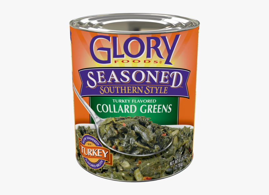 Glory Foods Turkey Flavored Collard Greens - Glory Seasoned Collard Greens, HD Png Download, Free Download