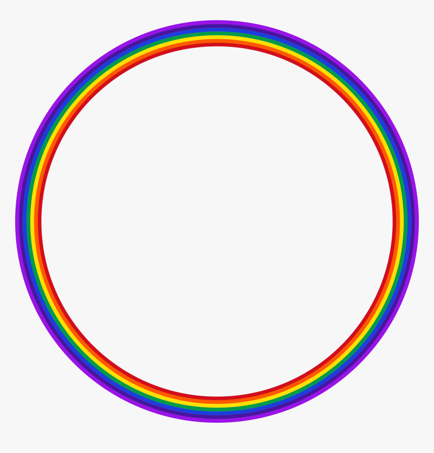 Rainbow Circle 2 Clip Arts - Club América, HD Png Download, Free Download