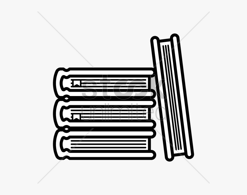 Download Stack Of Books Vector Clipart Book Clip Art - Stack Of Books Clipart Drawing, HD Png Download, Free Download