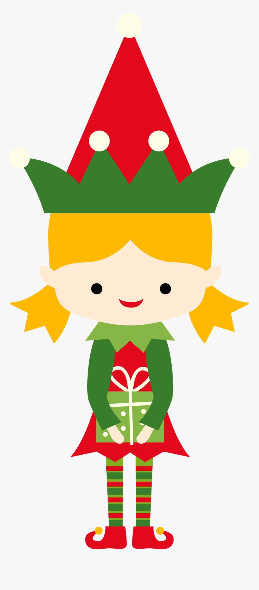 Hat Svg Buddy Elf - Girl Elf Clip Art, HD Png Download, Free Download