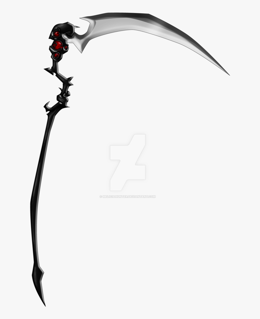 Fantasy Scythe Weapon Art Clipart , Png Download - Death Scythe Transparent Background, Png Download, Free Download