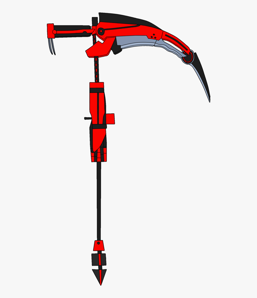 Rubys Scythe Colored By Aeronator - Anime Drawing Of Scythe, HD Png Download, Free Download