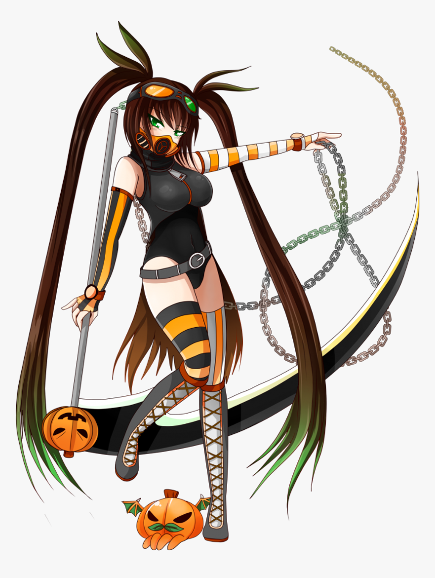 Transparent Scythe Clipart - Gacha World Gacha Resort, HD Png Download, Free Download