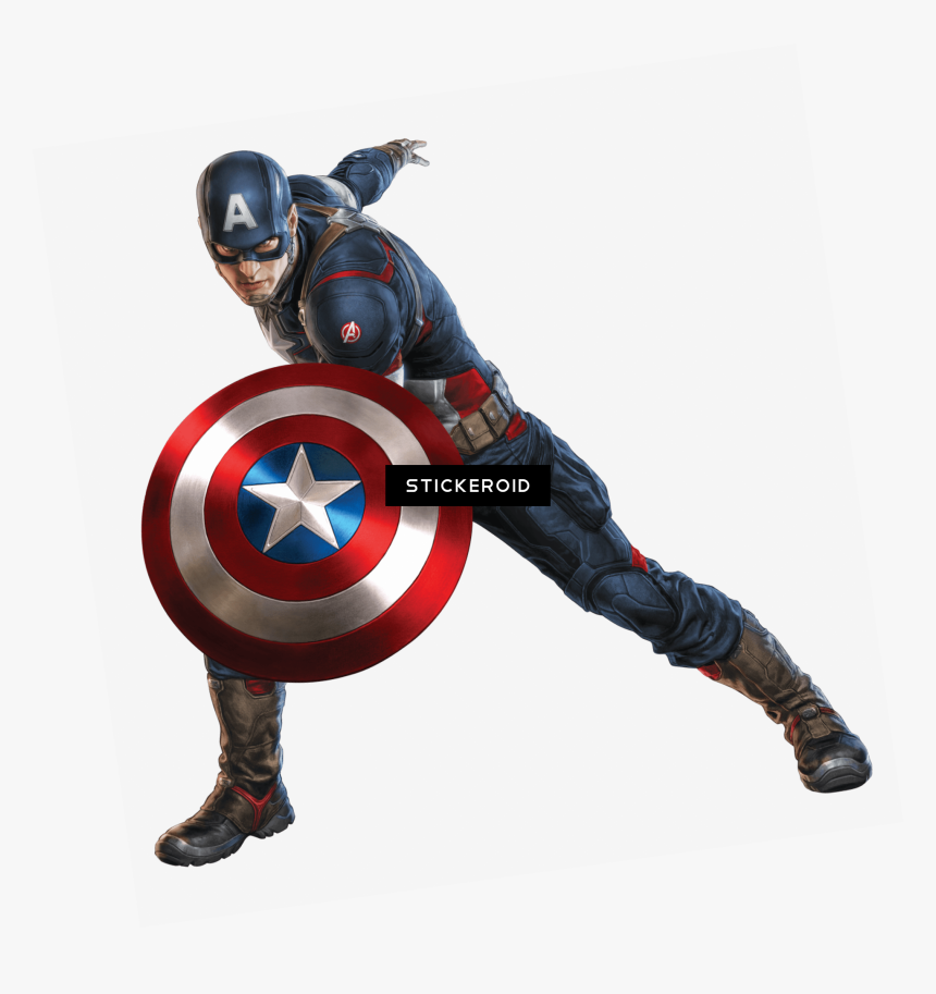 Captain America Shield Left Clipart , Png Download - Marvel Stickers For Whatsapp, Transparent Png, Free Download