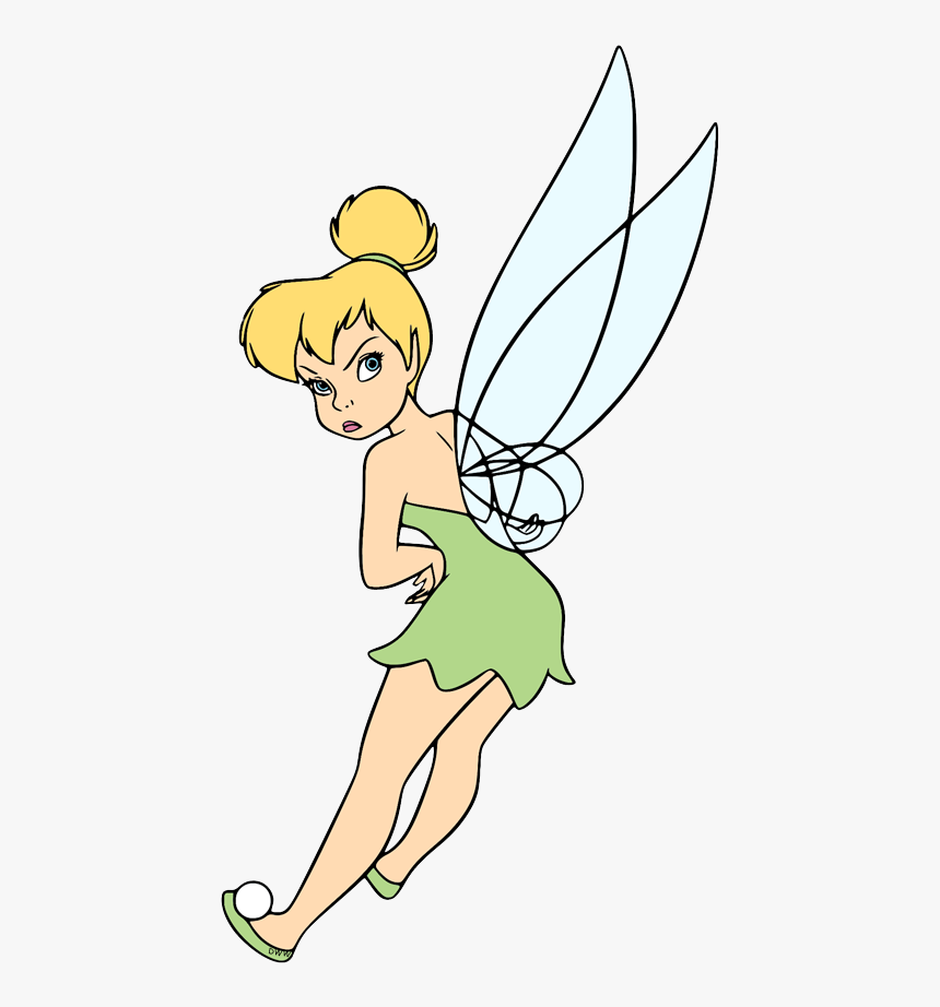Transparent Tinkerbell Silhouette Png - Tinker Bell Back, Png Download, Free Download