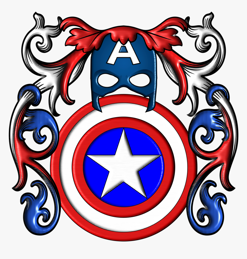 Captain America Coas Present Shield By Lord-giampietro - Captain America Shield Old, HD Png Download, Free Download