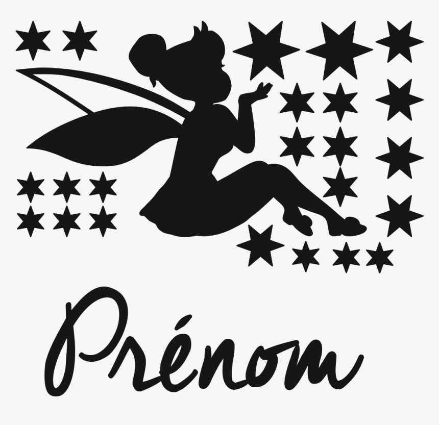 Transparent Tinkerbell Silhouette Png - Sticker, Png Download, Free Download