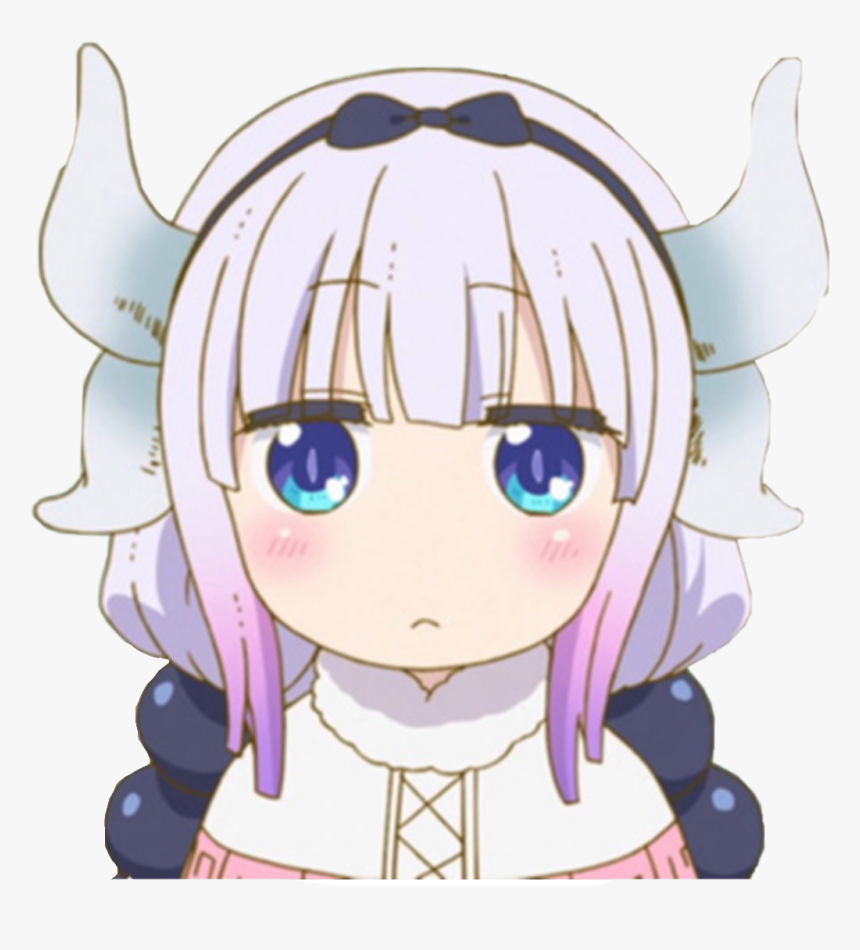 Kanna Dragonmaid Anime Animegirl Freetoedit - Maid Dragon Kanna Png, Transparent Png, Free Download