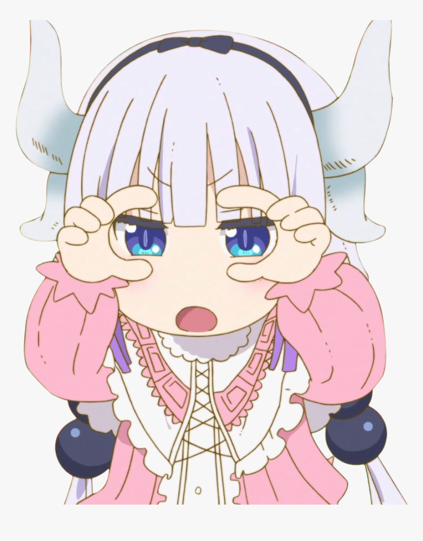 #kannakamui#loli#dragon - Cute Dragon Maid Anime, HD Png Download, Free Download