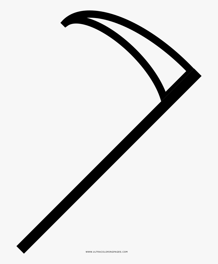 Scythe Coloring Page, HD Png Download - kindpng