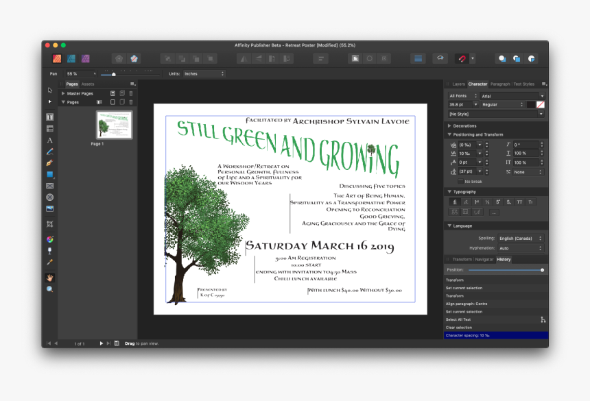 Vertical Text In Affinity Publisher, HD Png Download, Free Download