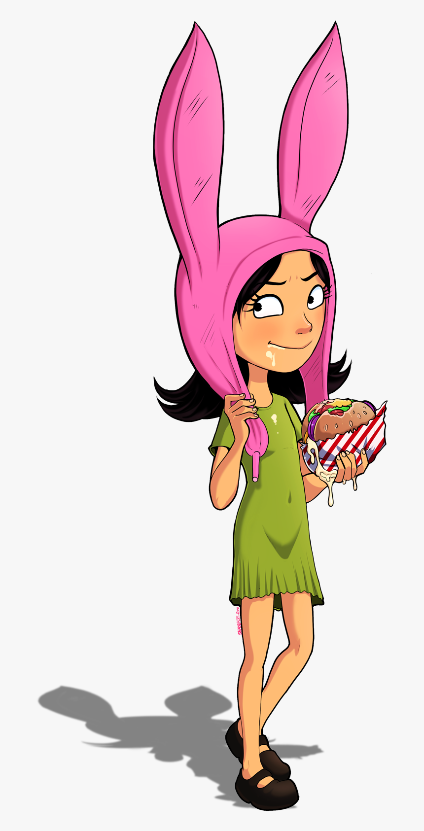 Burger Loli - Shadman Bobs Burgers, HD Png Download, Free Download