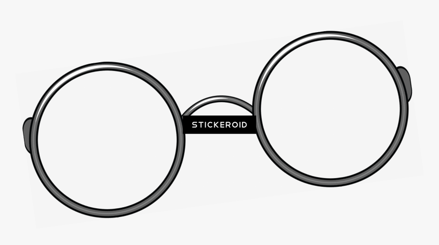 Glasses - Glasses - Glasses - Harry Potter Glasses - Circle, HD Png Download, Free Download
