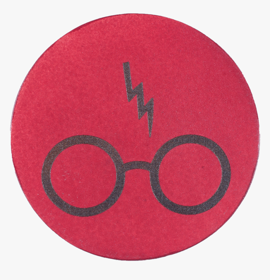 Harry Potter Glasses Inspired Coaster - Circle, HD Png Download, Free Download