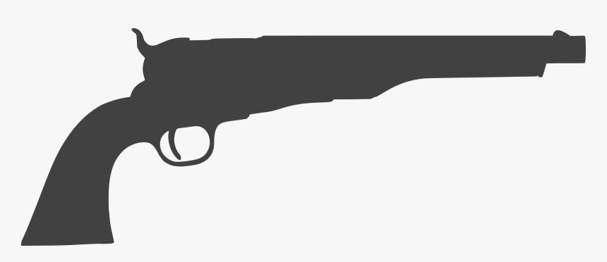 Transparent Gun Silhouette Png - Revolver Silhouette Png, Png Download, Free Download