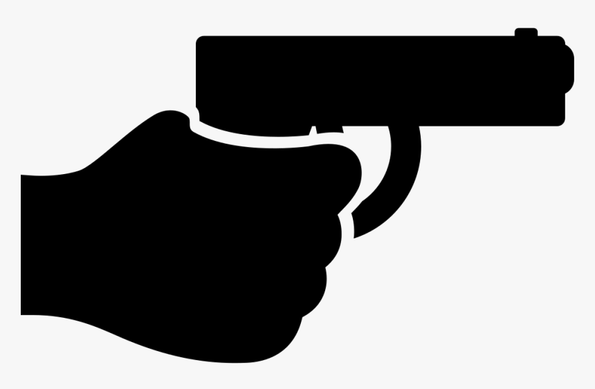 Hand Holding Up A Gun - Icone De Arma Png, Transparent Png, Free Download