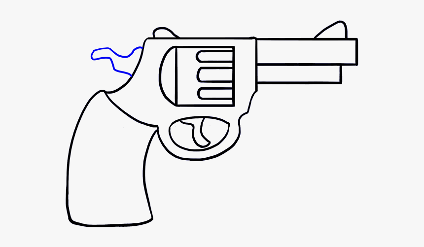 Cartoon Gun Group - Cartoon Gun Drawing, HD Png Download, Free Download