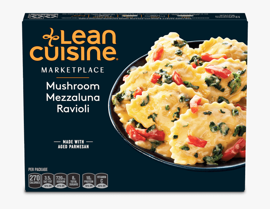 Mushroom Mezzaluna Ravioli Image - Lean Cuisine Chicken, HD Png Download, Free Download