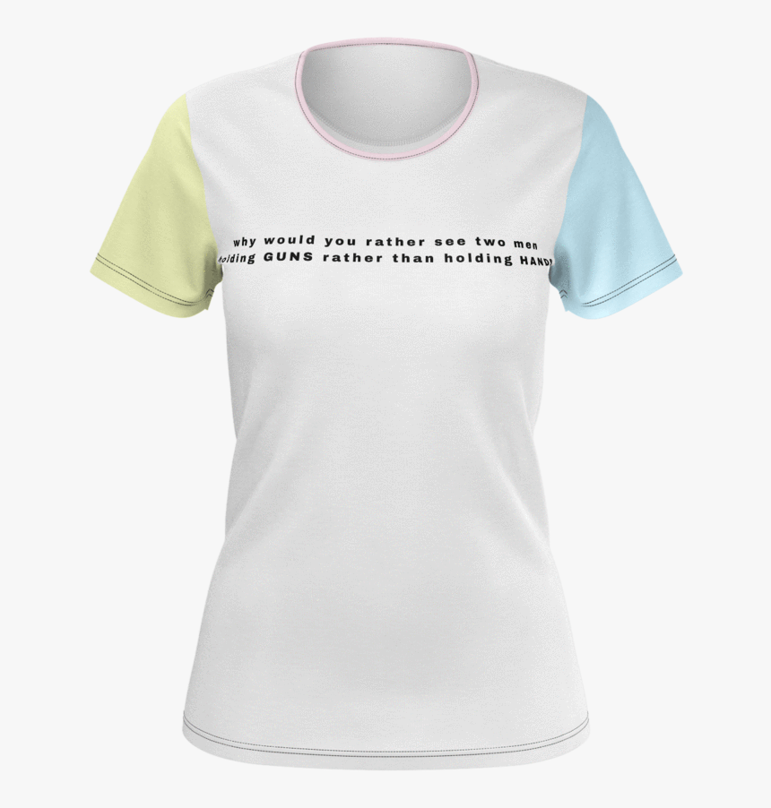 Why Would You Rather See Two Men Holding Guns Rather - Active Shirt, HD Png Download, Free Download
