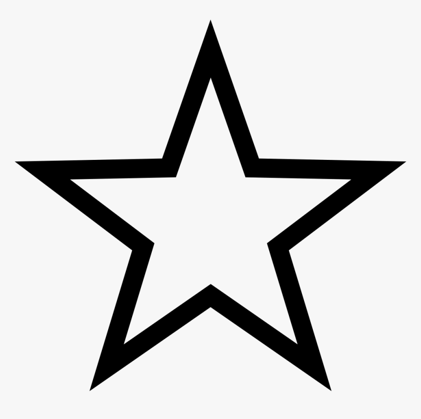 Transparent Star Doodle Png - Star Clipart Black And White, Png Download, Free Download
