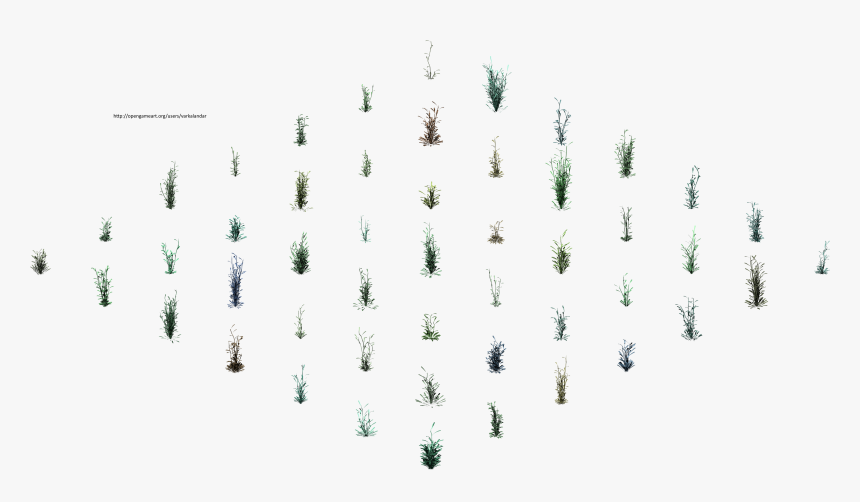 Hjm Grasses 1 Alpha - Tree, HD Png Download, Free Download