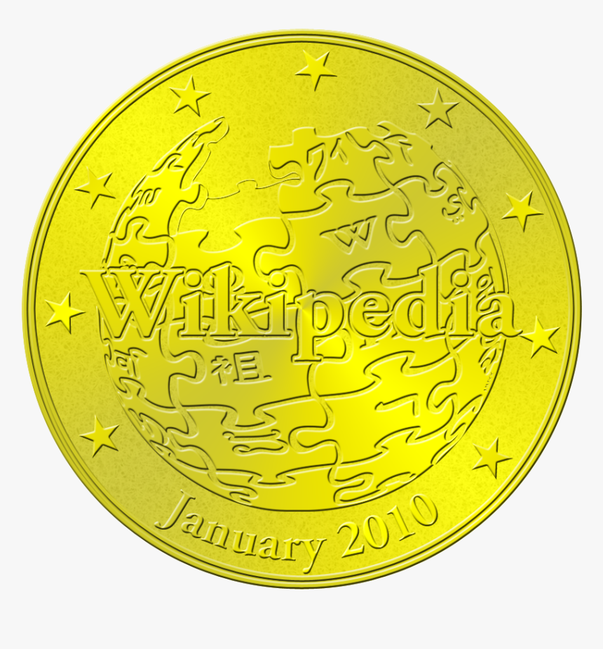 Wikipedia Birthday Coin - Coin, HD Png Download, Free Download