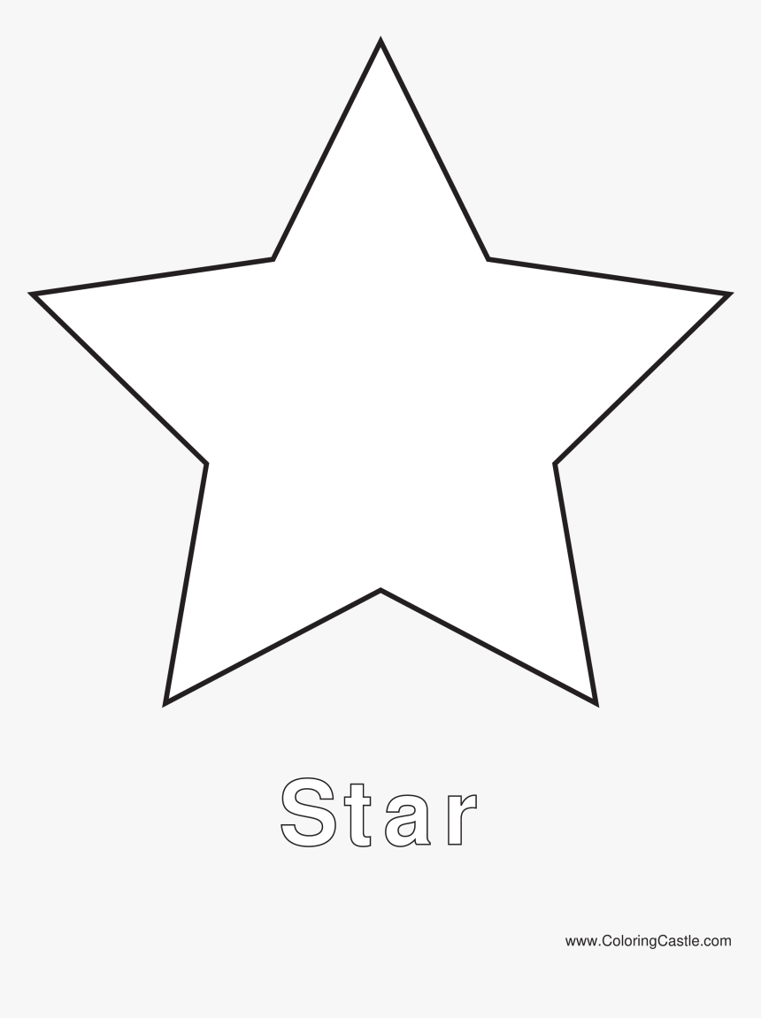 Christmas Shining Star Vector Free Download - Stars To Color, HD Png Download, Free Download