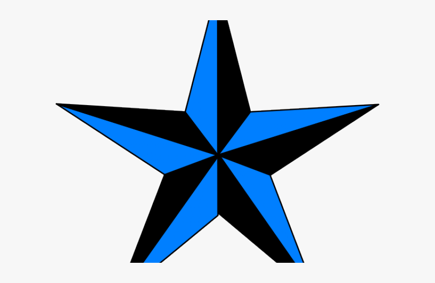 Star Vector Art - Old School Star Tattoo, HD Png Download, Free Download