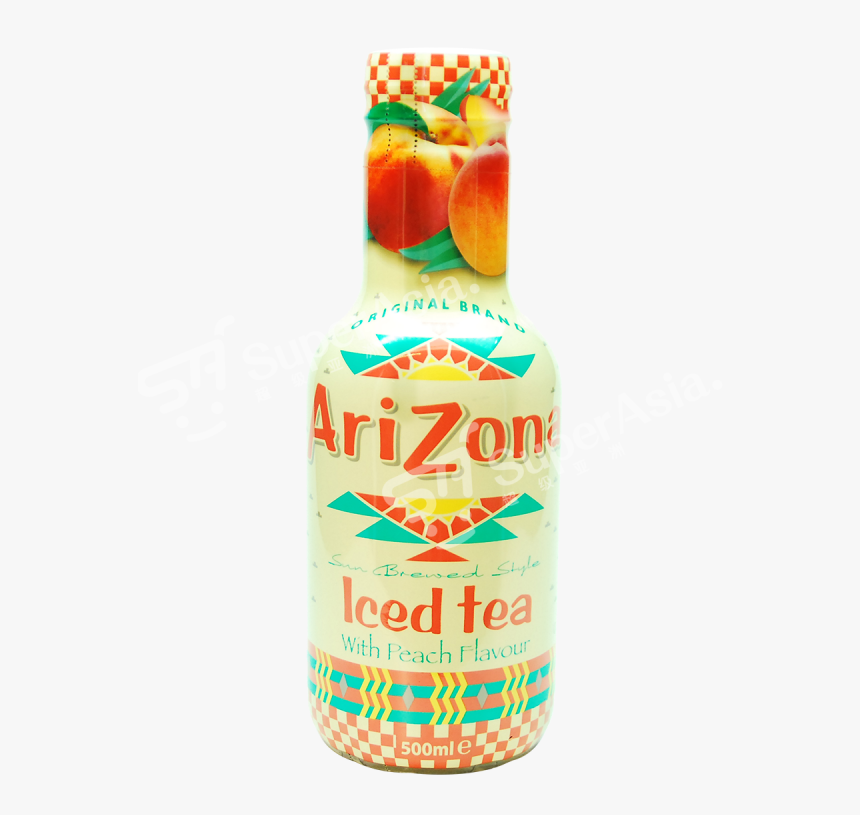 Arizona Ice Tea With Peach 500ml , Png Download - Arizona Ice Tea Peach, Transparent Png, Free Download