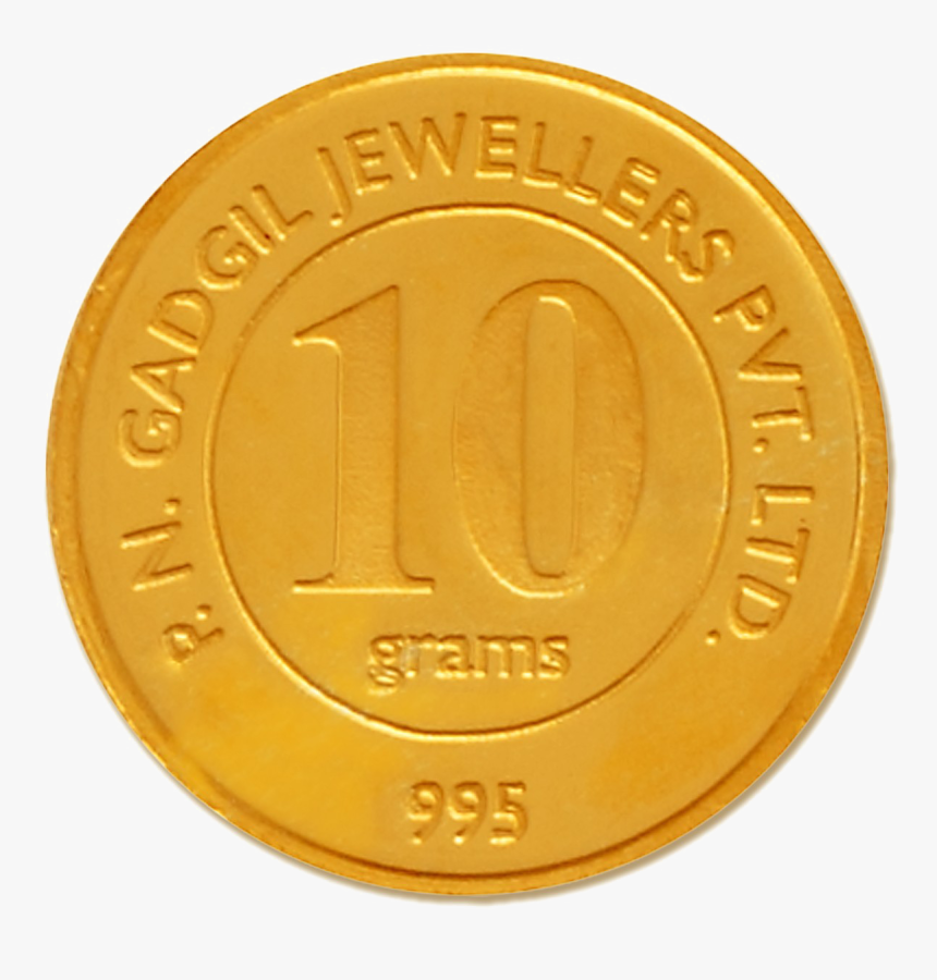 Gold Coins Png Download Image - 10 Gram Gold Coin Png, Transparent Png, Free Download