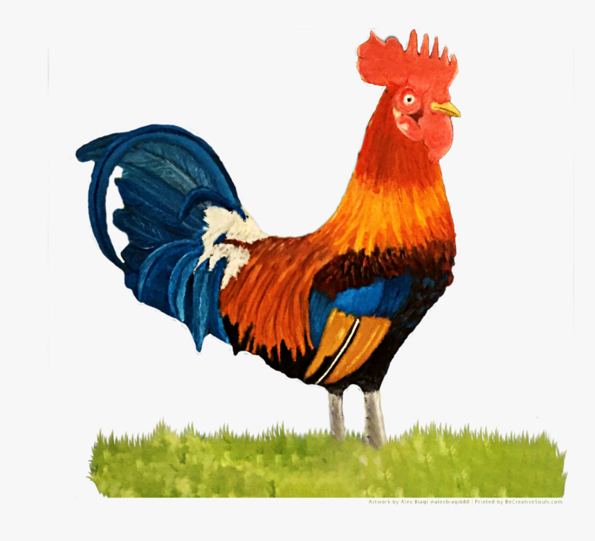 Alex Biagi Rooster Drawstring Bag"
 Class= - Rooster, HD Png Download, Free Download